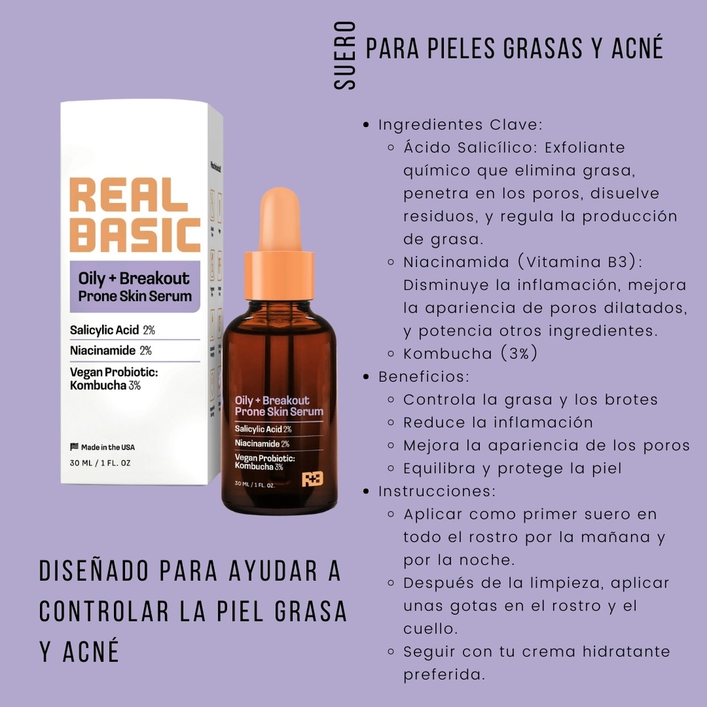 Skin Suero para Pieles Grasas y Acné 30 ml