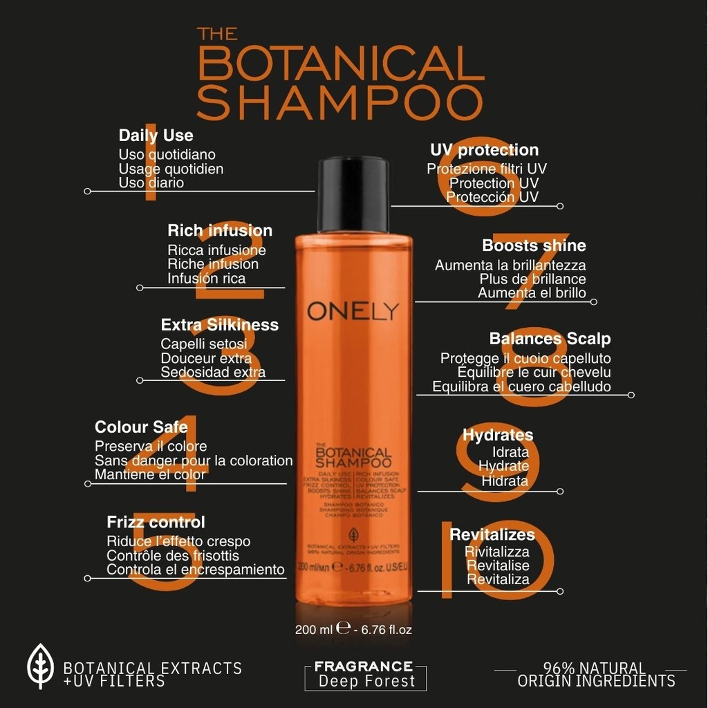 ONELY BOTANICAL SHAMPOO 200ML