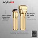 BaBylissPRO® TRIMMER + SHAVER GOLD FXONE