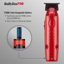 BaBylissPRO® TRIMMER LO-PRO FXONE ROJO