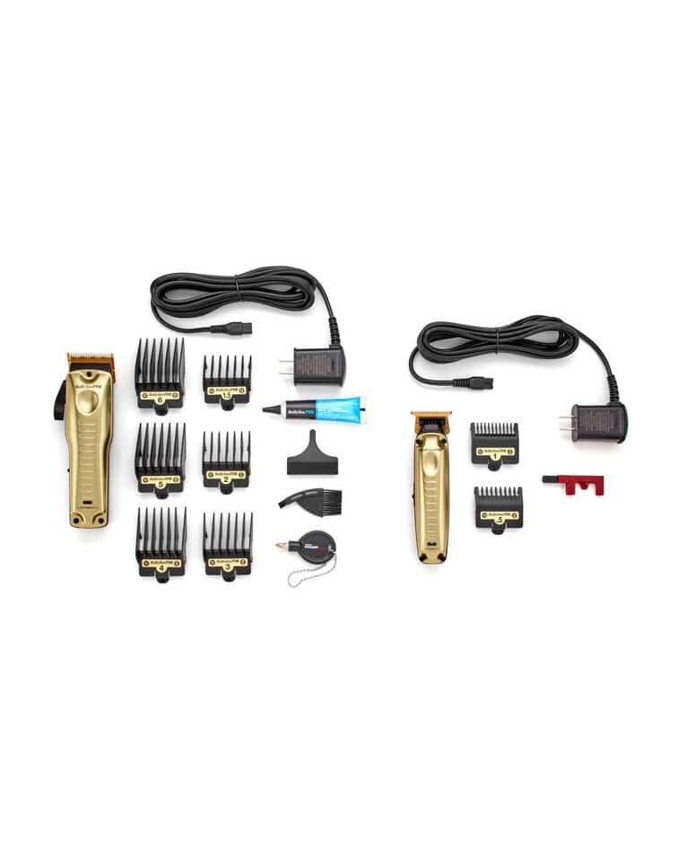 BaBylissPRO® PACK CLIPPER LO-PRO TRIMMER LO-PRO GOLD