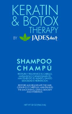 JADES KERATIN & BOTOX SHAMPOO 32 OZ