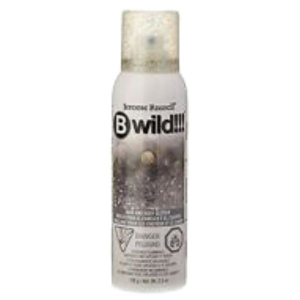 B WILD GLITTER PLATEADO 3.5 OZ 