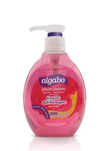 ALGABO JABON LIQUIDO 300ML FRUTOS DEL BOSQUE