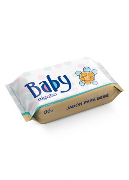 ALGABO BABY JABON FLOWPACK 80GR