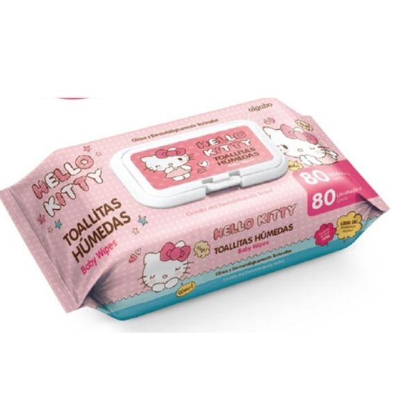 ALGABO SPE HELLO KITTY WIPES 80 UNID