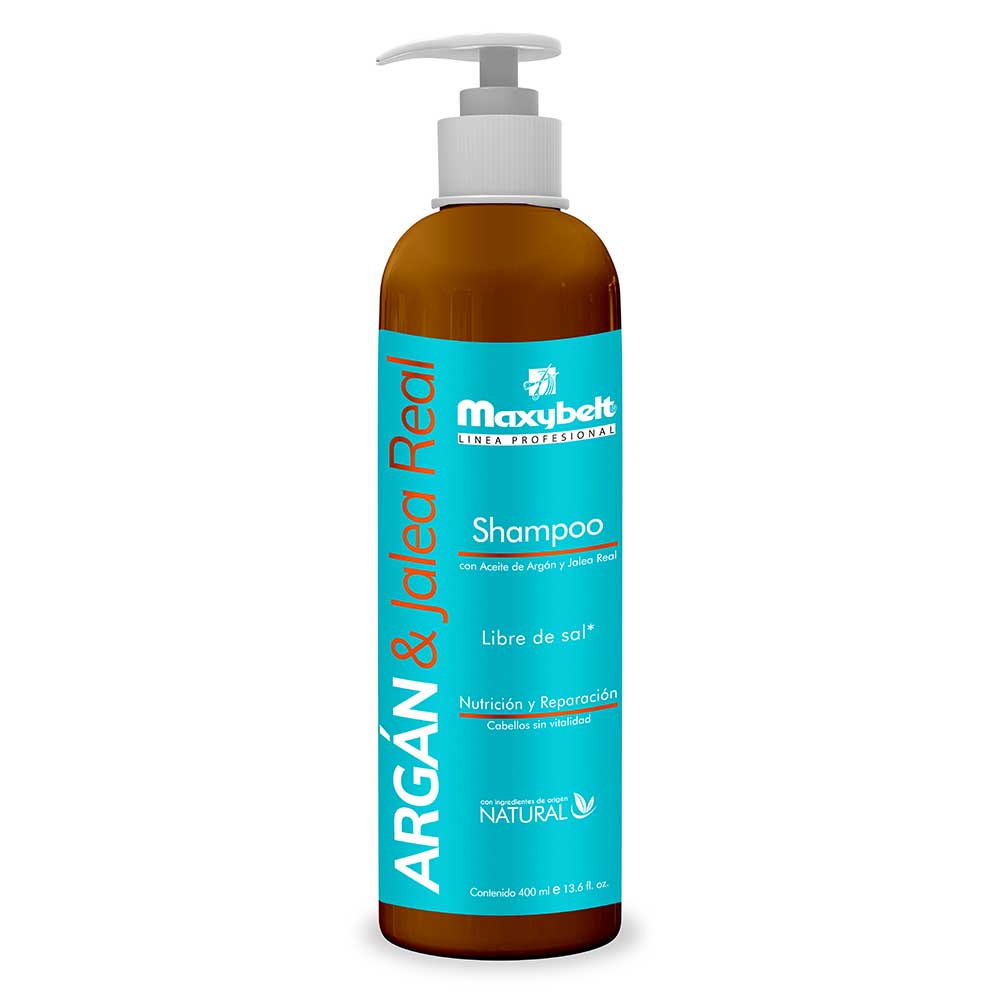 MAXYBELT ARGAN Y JALEA REAL SHAMPOO 400ML