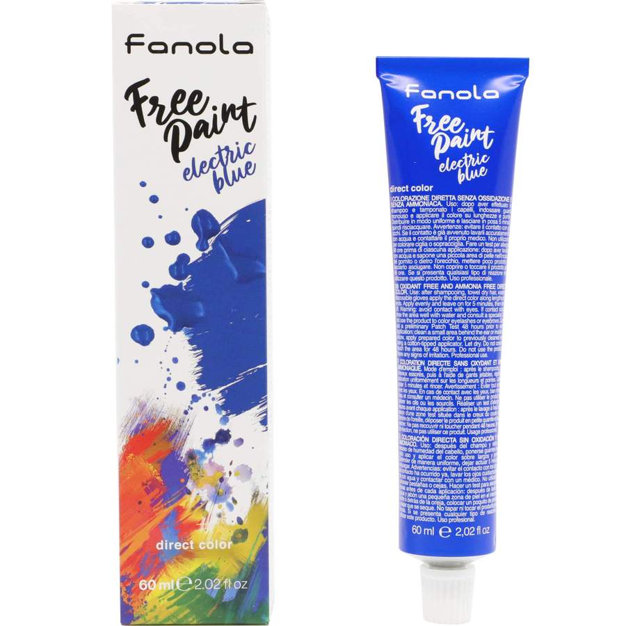 TINTE FANOLA FREE PAINT ELECTRIC BLUE 60ML