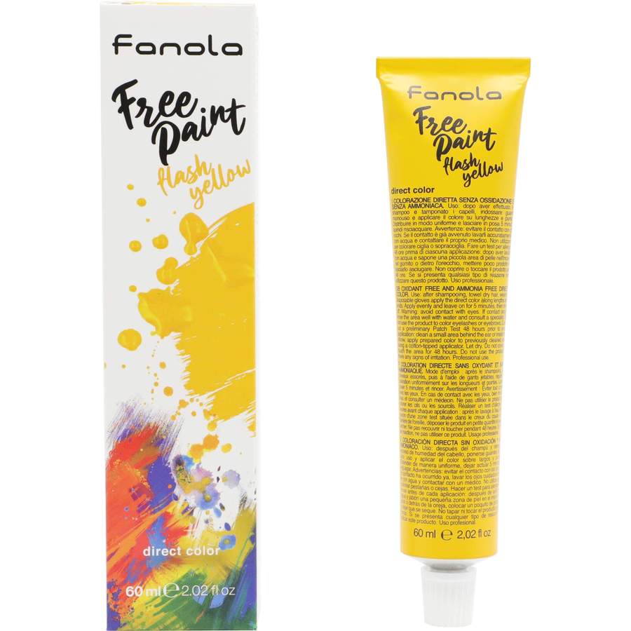 TINTE FANOLA FREE PAINT FLASH YELLOW 60ML