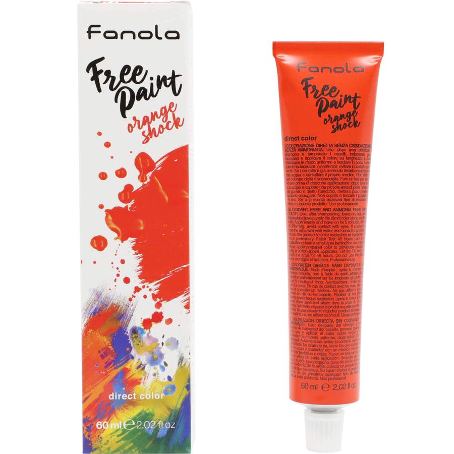 TINTE FANOLA FREE PAINT ORANGE SHOCK 60ML