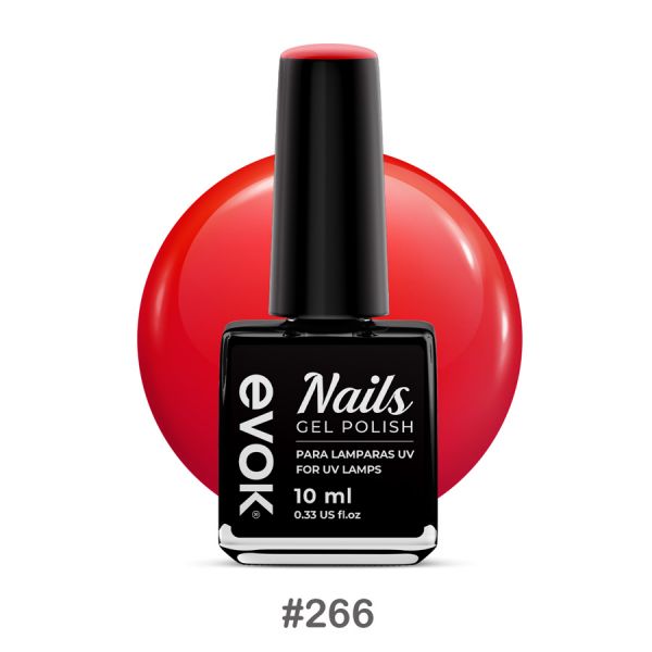 ESMALTE GEL ROJO#266