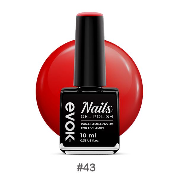 ESMALTE GEL ROJO#43