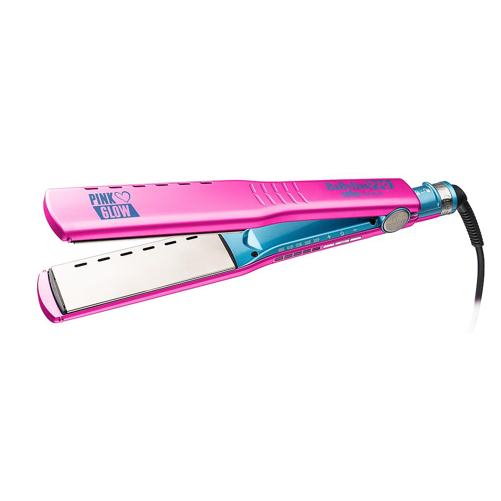 BaBylissPRO® PINK GLOW NANO TITANIUM FLAT IRON 1 1/5