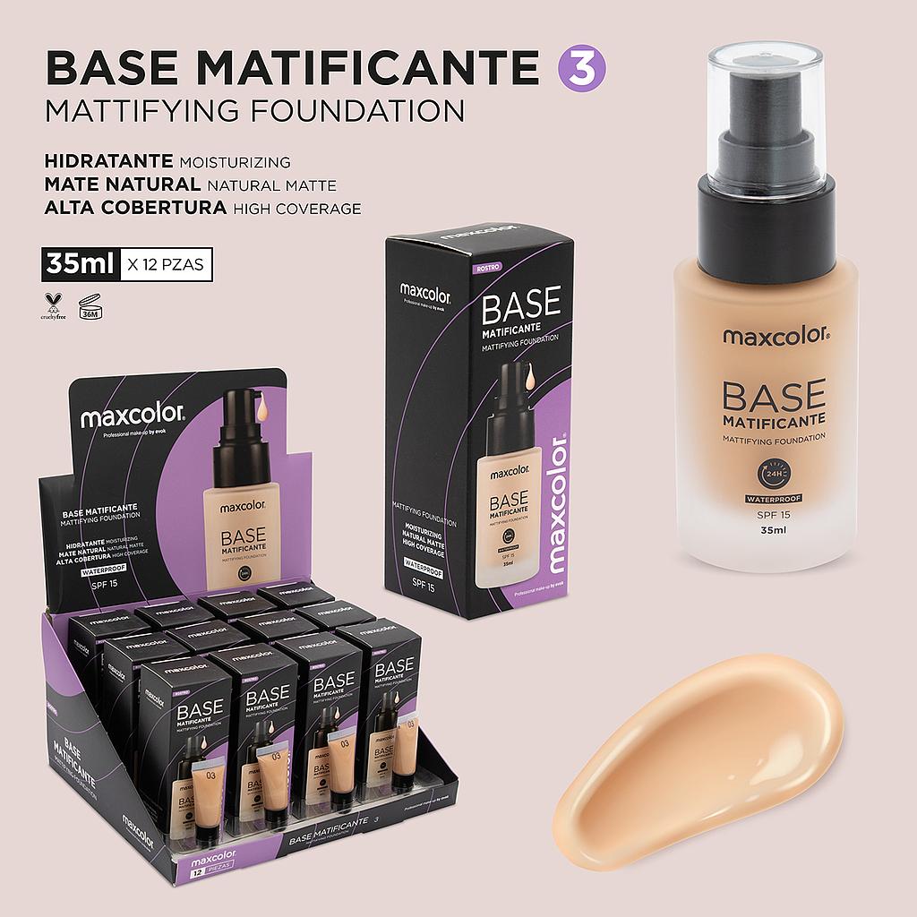 BASE MATIFICANTE 03 MAXCOLOR