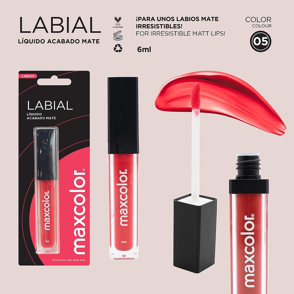 LABIAL LIQUIDO MATTE 05 MAXCOLOR