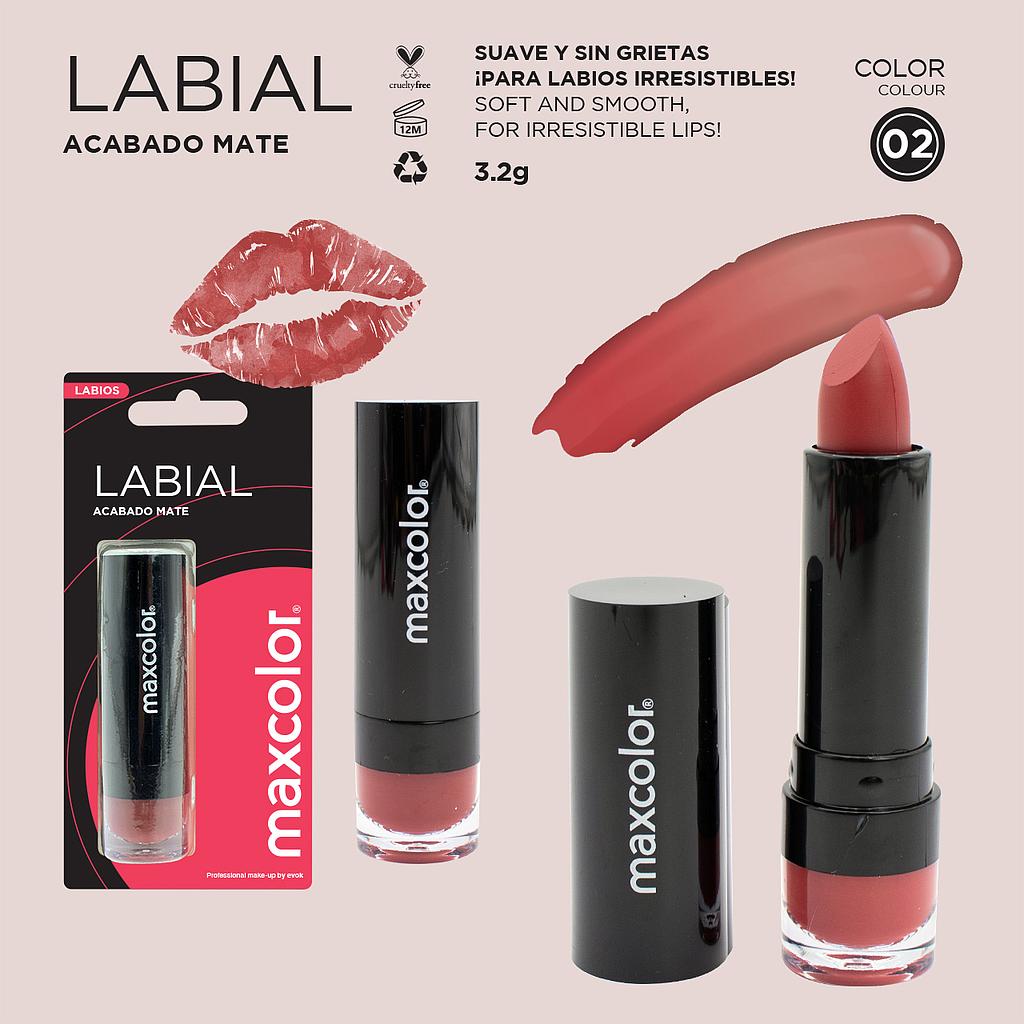 LABIAL MATTE 02 MAXCOLOR