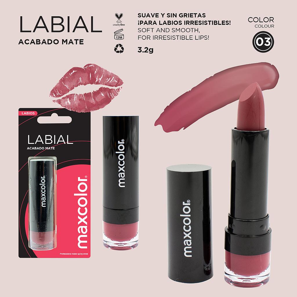 LABIAL MATTE 03 MAXCOLOR