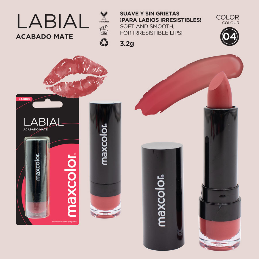 LABIAL MATTE 04 MAXCOLOR