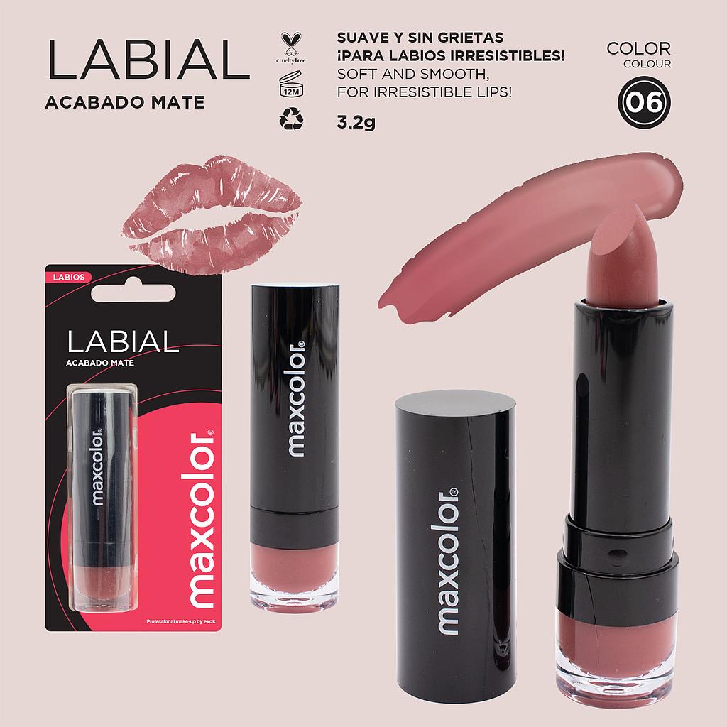 LABIAL MATTE 06 MAXCOLOR