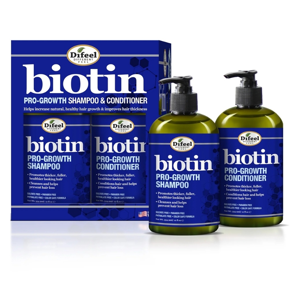 Biotin Pro-growth Shampoo & Conditioner 12 oz Kit