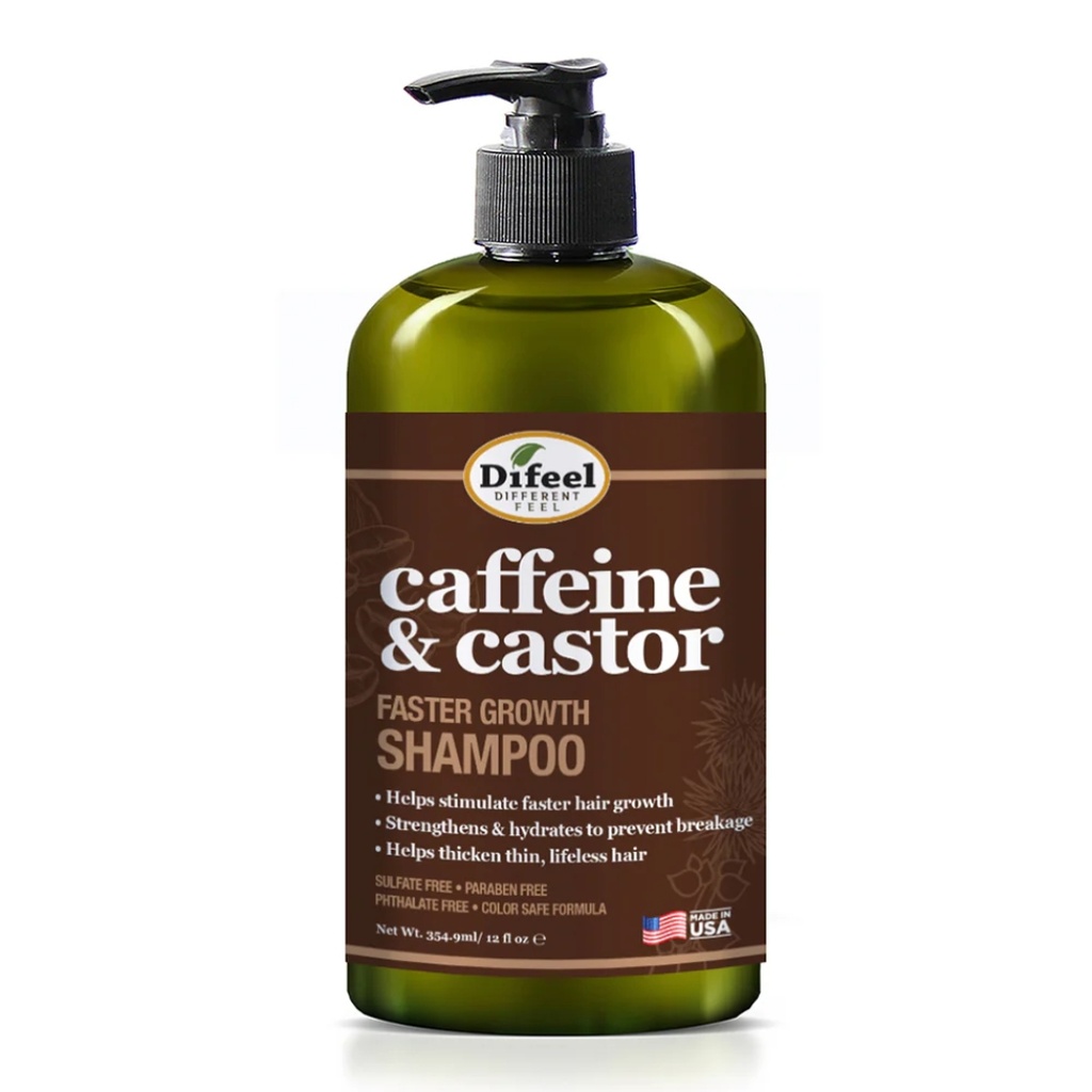 Caffeine and Castor Shampoo 12 oz