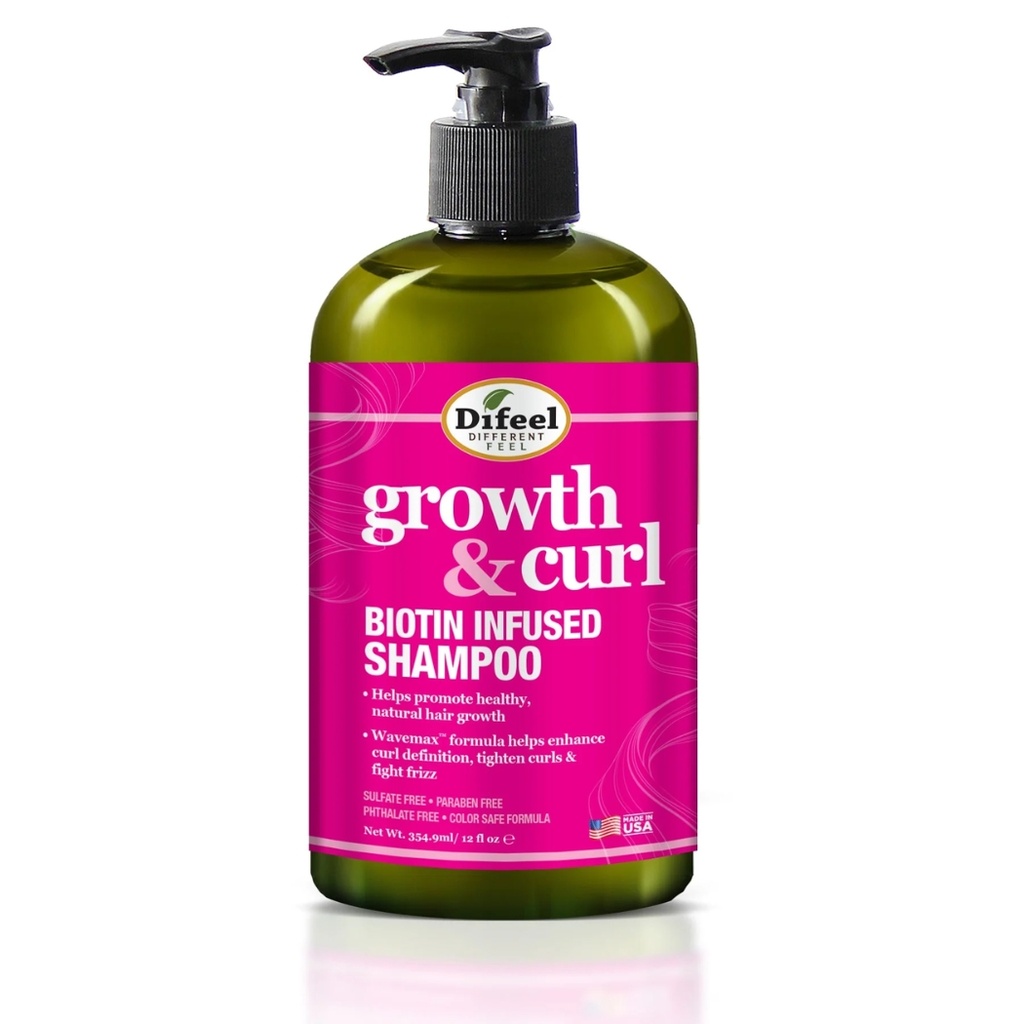 Growth and Curl Biotin Shampoo 12 oz