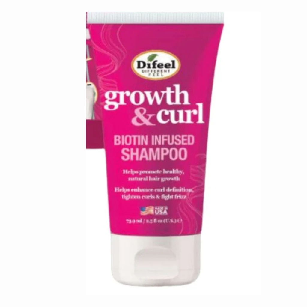 Growth and Curl Biotin Shampoo 2.5 oz