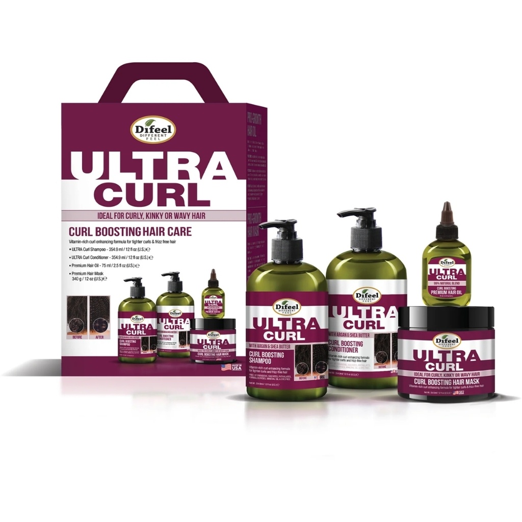 Ultra Curl Boosting Sha12 + Con12 + Oil + Mask Kit