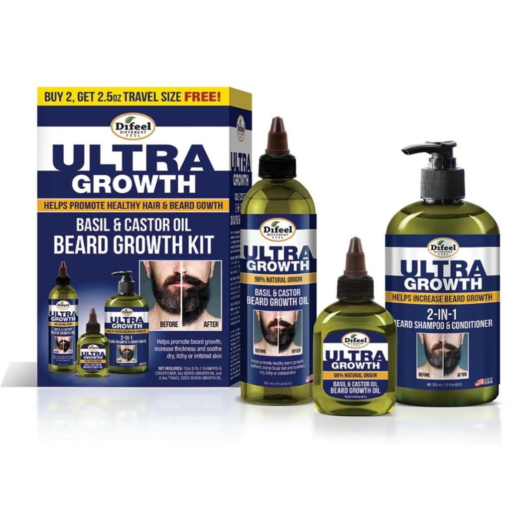 Mens Ultra Growth Beard Care Kit