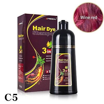 MEIDU Shampoo C3 DARK WINE RED