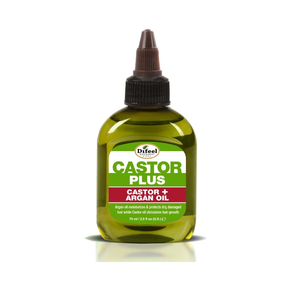 Castor Plus Hair Oil Argan 2.5oz