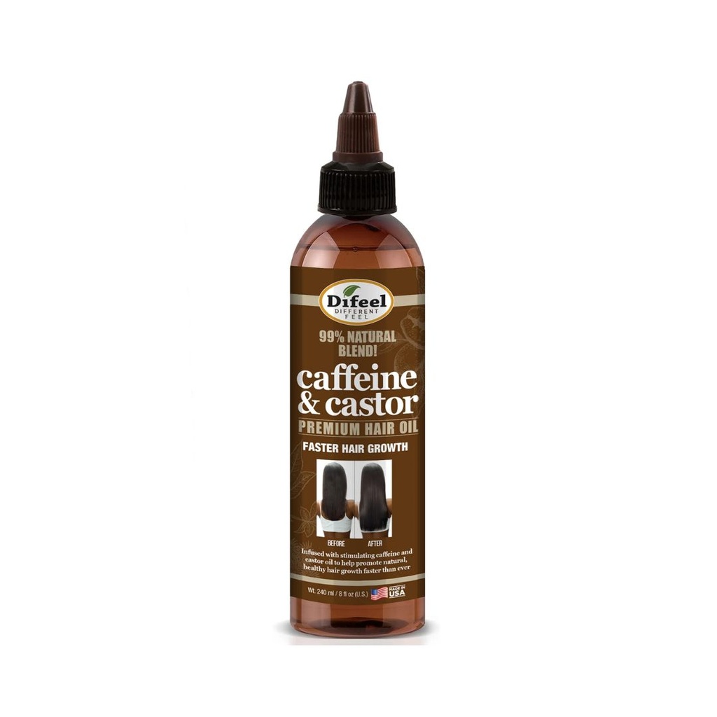 Caffeine and Castor Hair Oil 8oz