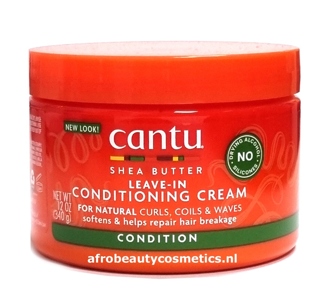 CANTU NATURAL LEAVE-IN CONDITIONING CREAM 12OZ