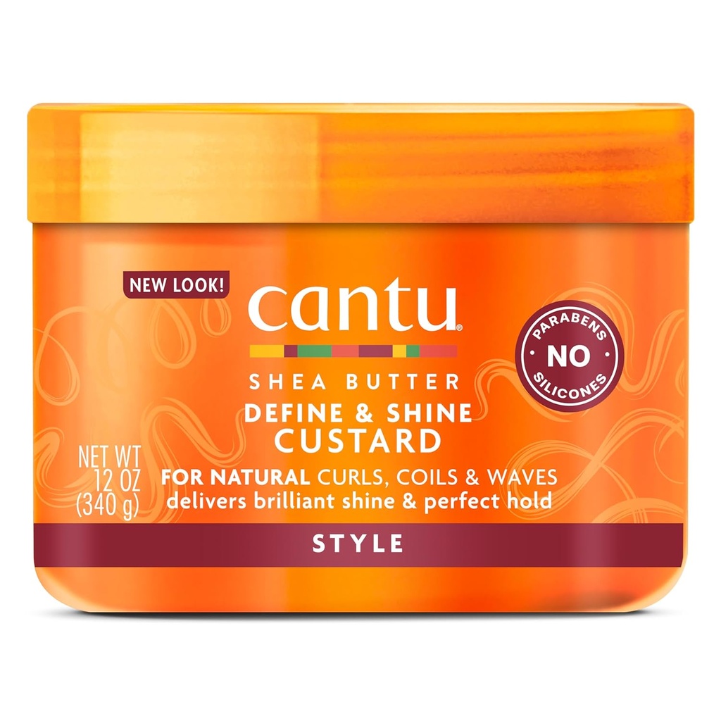 CANTU DEFINE & SHINE CUSTARD 12OZ.