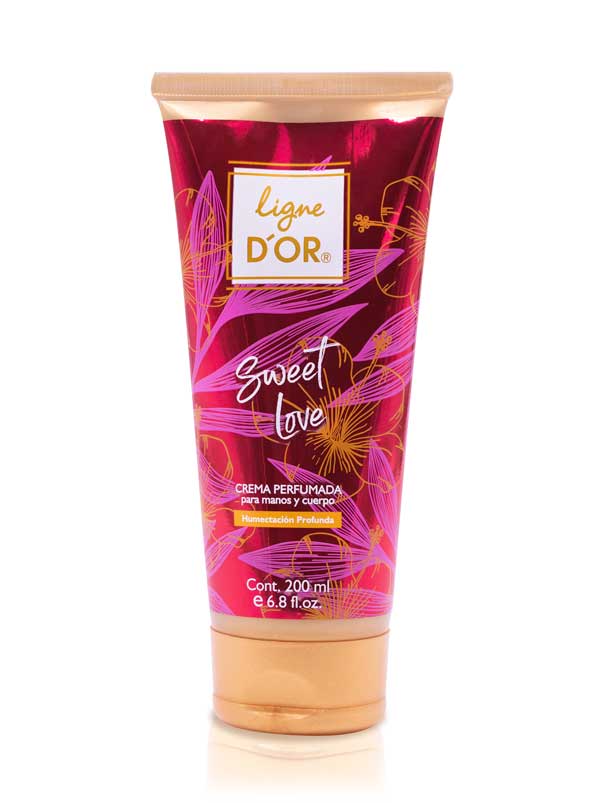 CREMA PERFUMADA PARA MANOS Y CUERPO SWEET LOVE 200 ML  