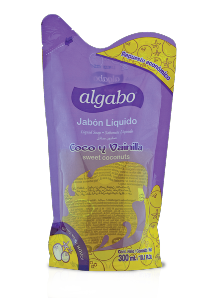 [6040896] ALGABO REPUESTO JABON LIQUIDO COCO Y VAINILLA