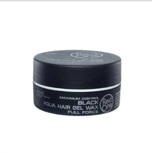 [RO6240] AQUA HAIR GEL WAX FULL FORCE BLACK 150ML