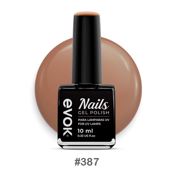 [NL-GP-387] ESMALTE GEL MARRON#387