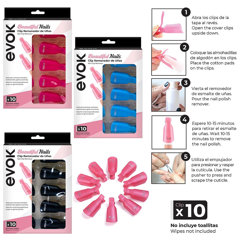 [EV-SA-NW10PCS] CLIP REMOVEDOR DE UÑAS 10PZ