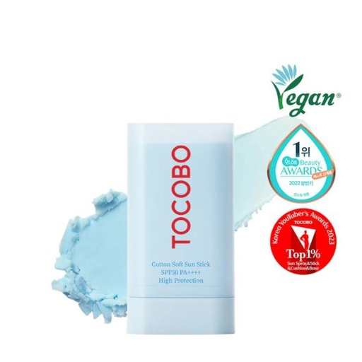 [TC0041] TOCOBO COTTON SOFT SUN STICK SPF50+ PA++++ 19GR