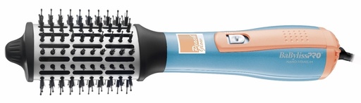 [BNTHBPEB250UX] BaBylissPRO® CEPILLO HOT AIR 2.5 PEACH GLOW Nano Titanium™ (AZUL Y MELOCOTON)