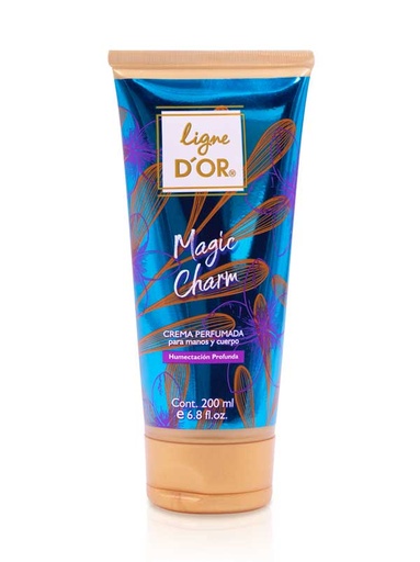 [LD70014-8283] CREMA PERFUMADA PARA MANOS Y CUERPO MAGIC CHARM 200 ML  