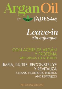 [JA7813] JADES ARGAN LEAVE IN 8OZ